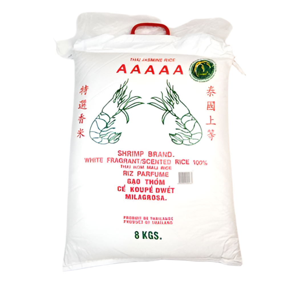 Riz parfumé de marque de crevettes AAAAA 8 kg