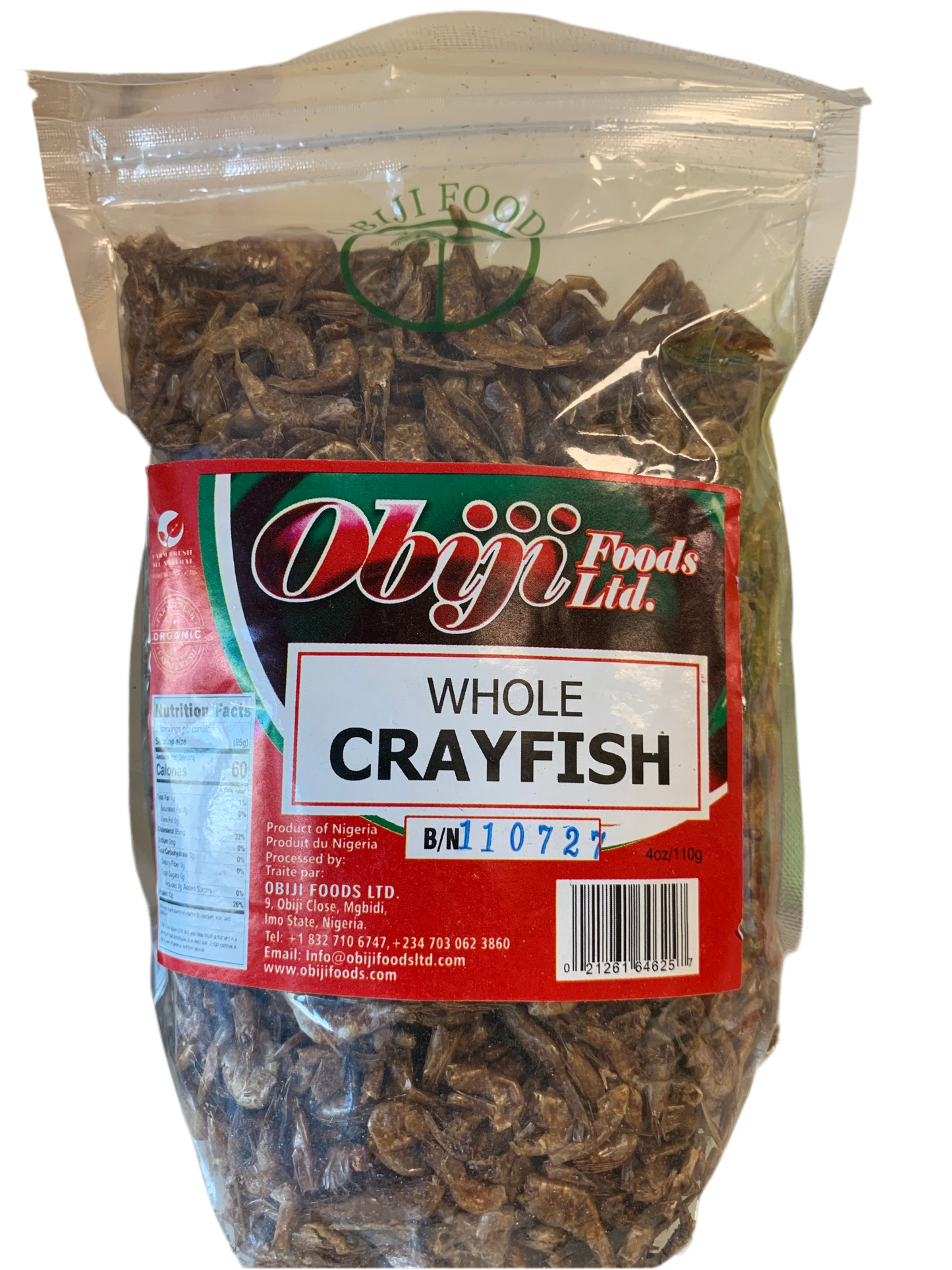 Écrevisses entières Obiji (110 g)