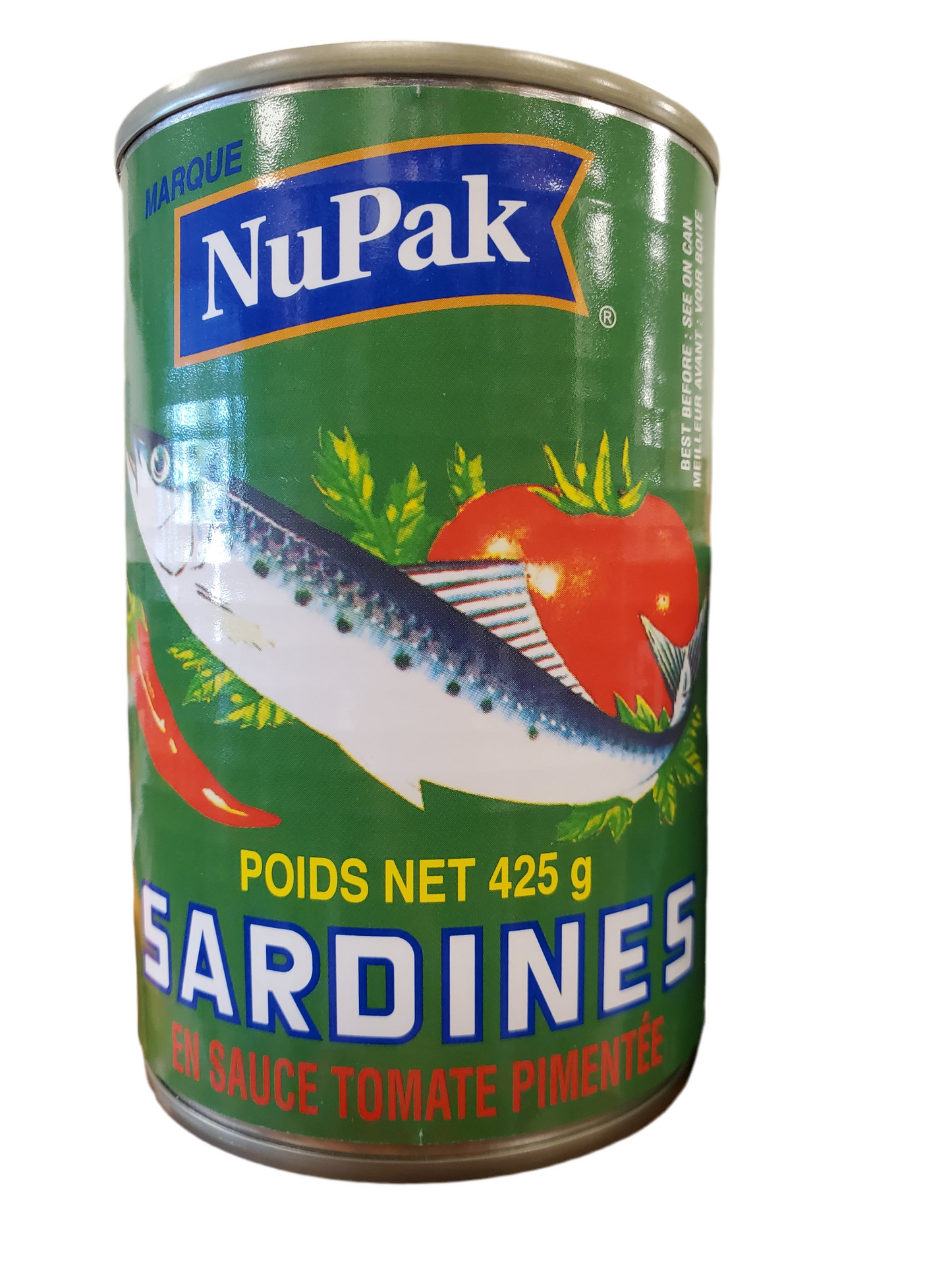 Sardines Nupak au piment fort et à la tomate (435 g)