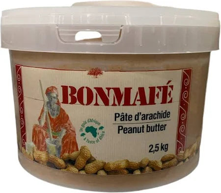 Bonmafé Peanut Butter | Pâte d'arachide 2.5kg