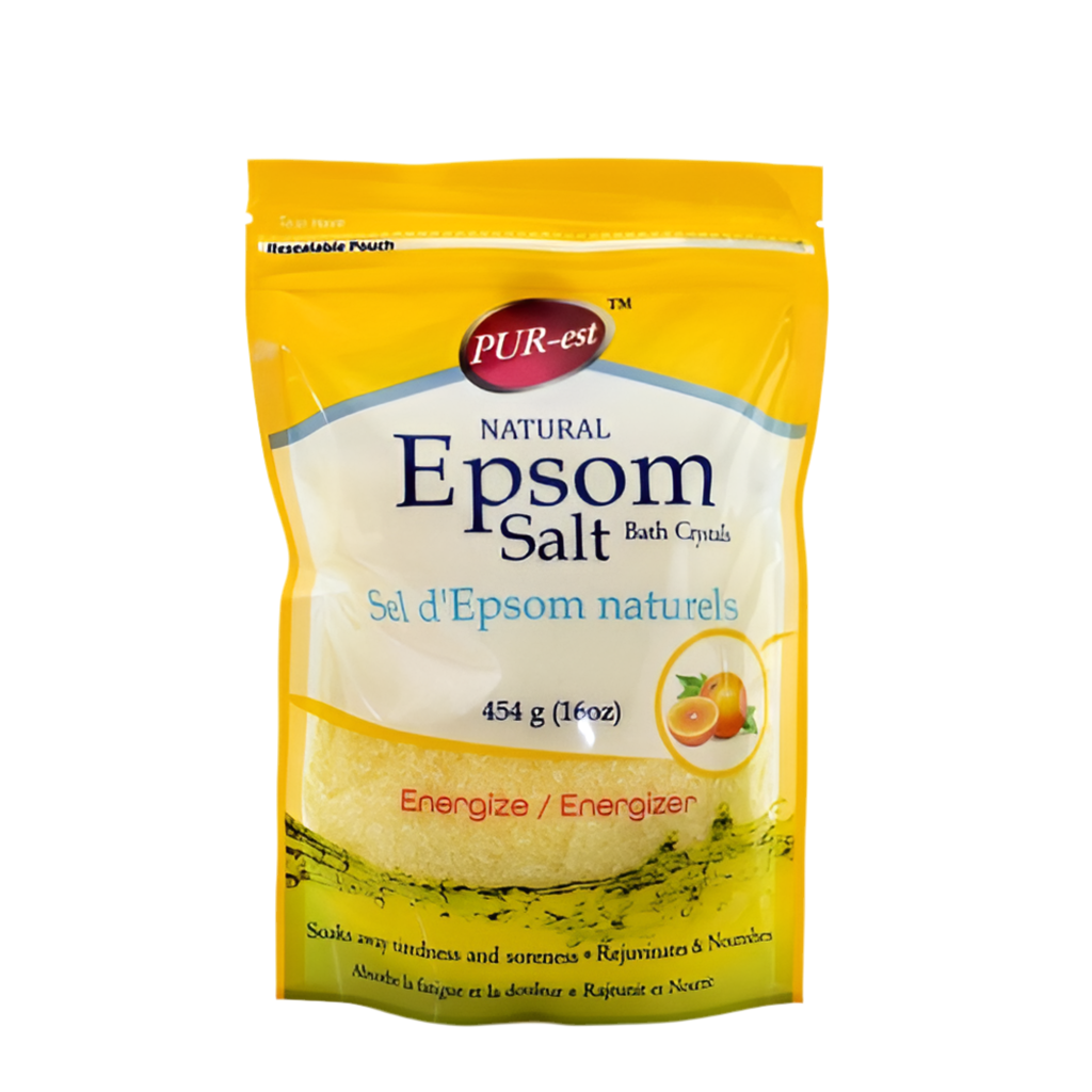 Sel d'Epsom énergisant au citron le plus pur (454 g)