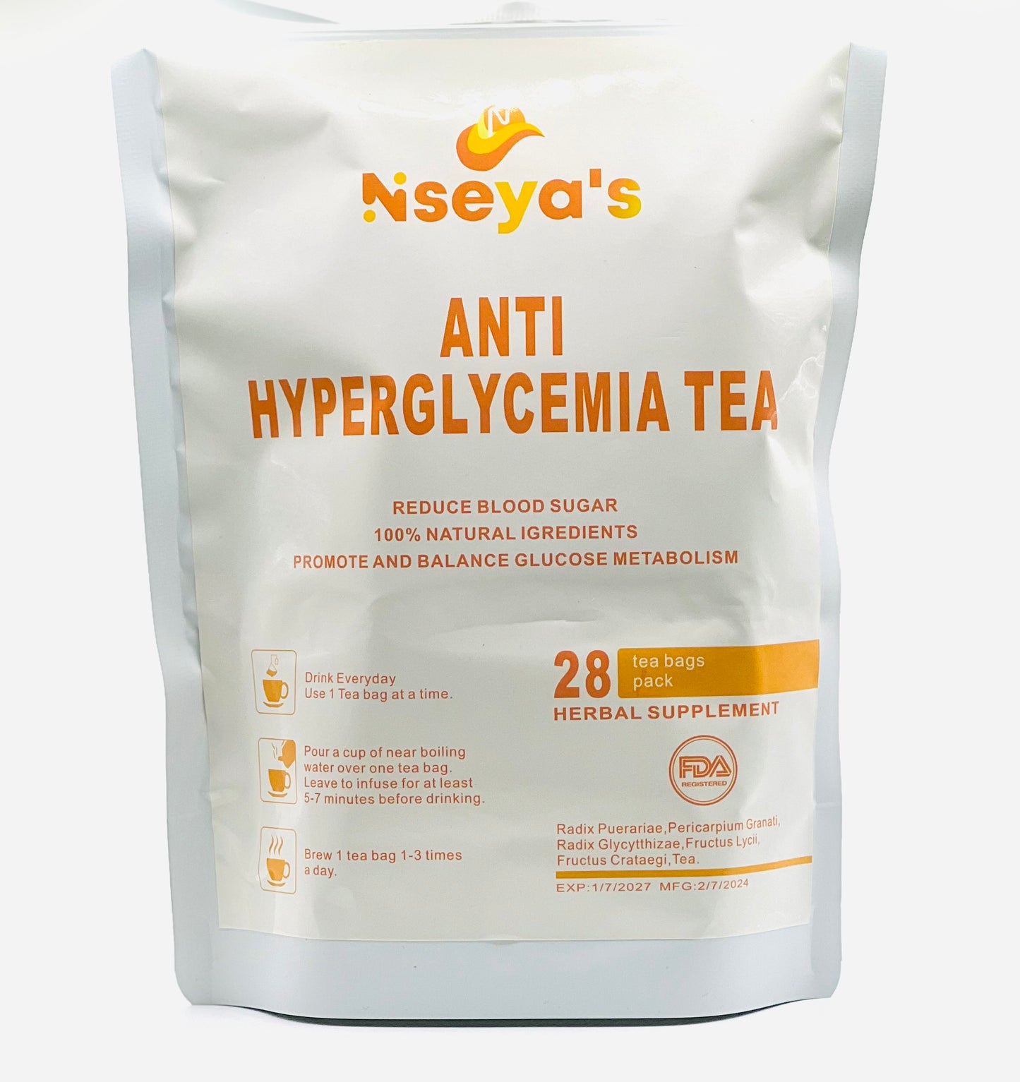 Nseya’s Tea - Anti Hyperglycemic Herbal Supplement