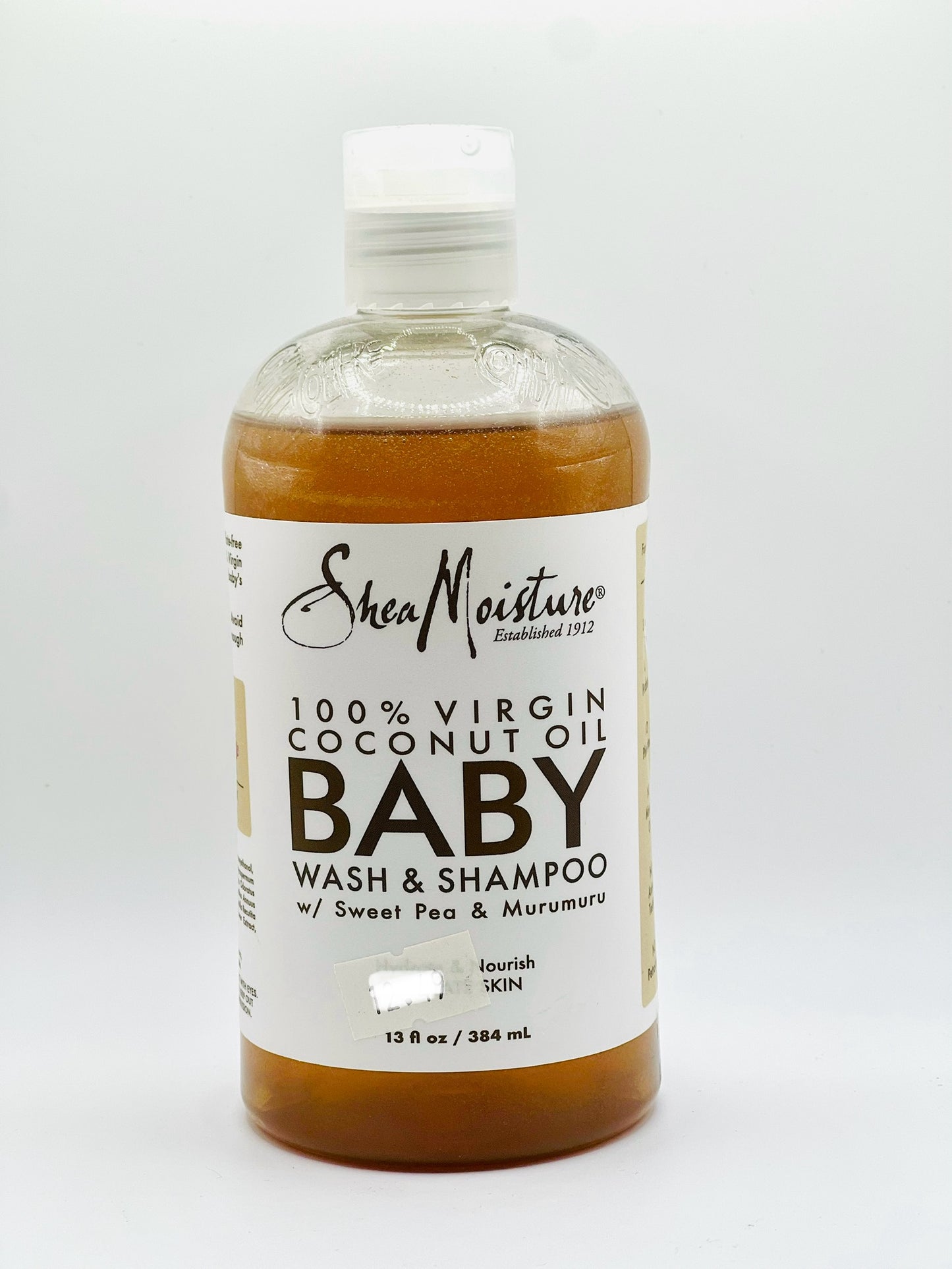 Elle hydrate - Gel lavant et shampoing pour bébé avec pois de senteur et murumuru