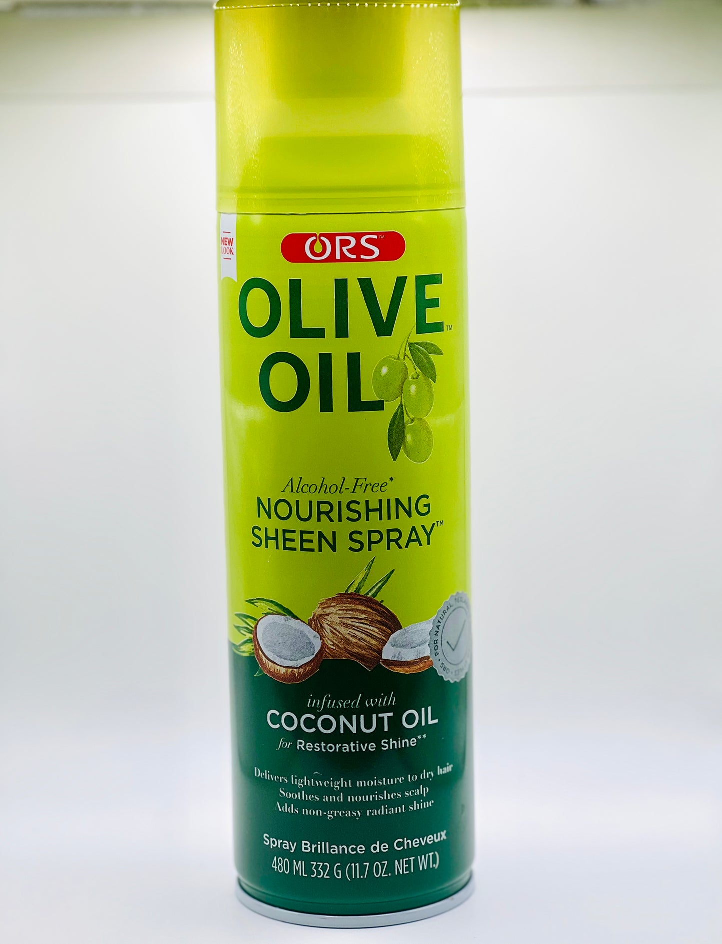 Spray nourrissant et brillant à l'huile d'olive