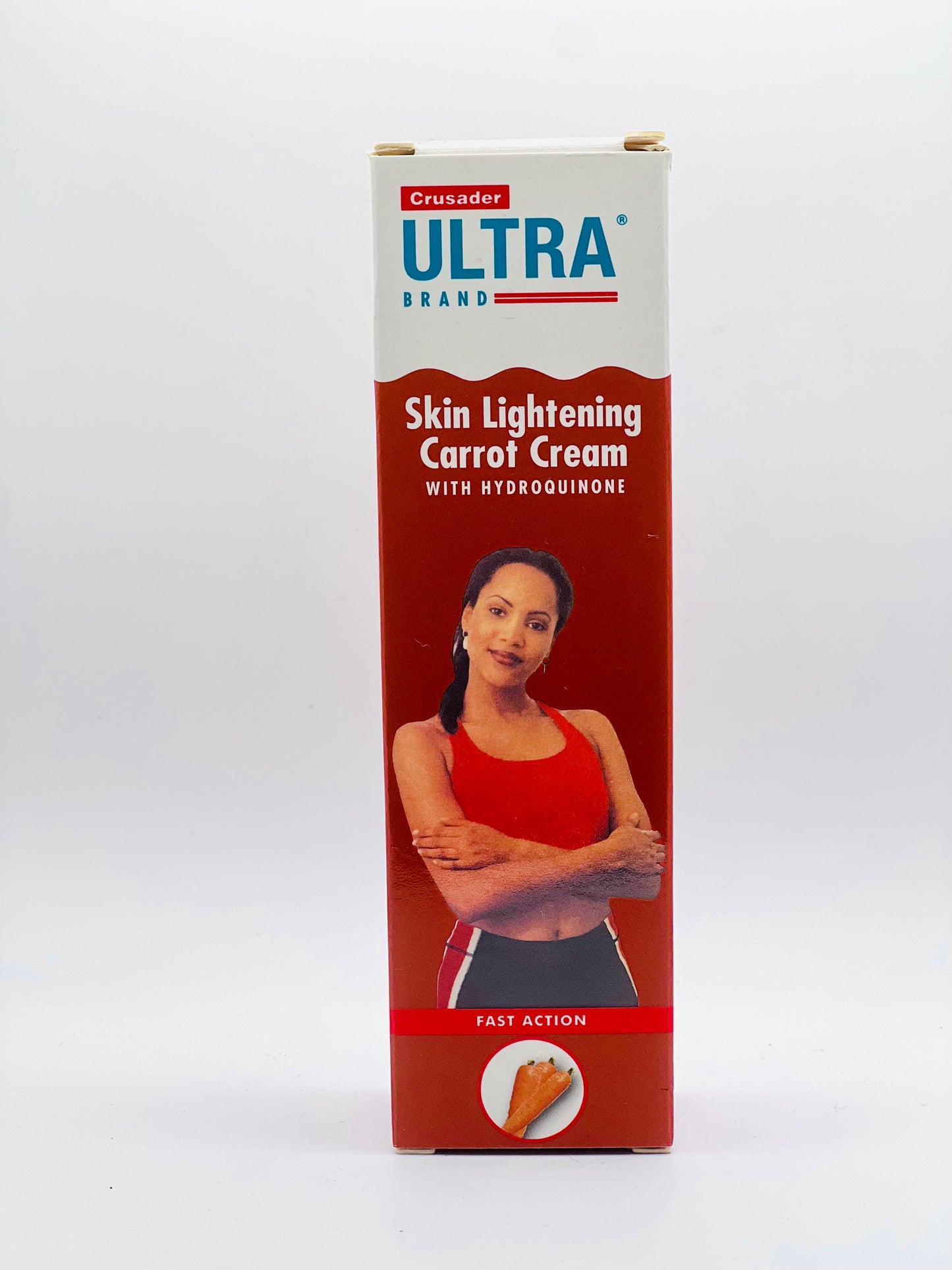 Crème éclaircissante à la carotte pour la peau ultra-claire