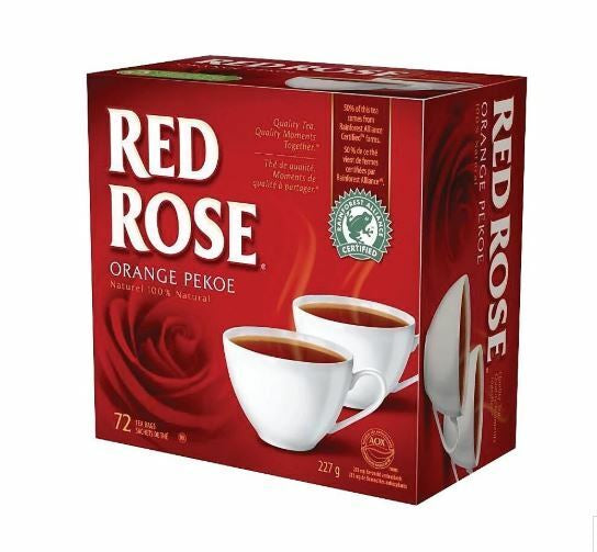 Rose rouge Orange Pekoe (72 sachets)