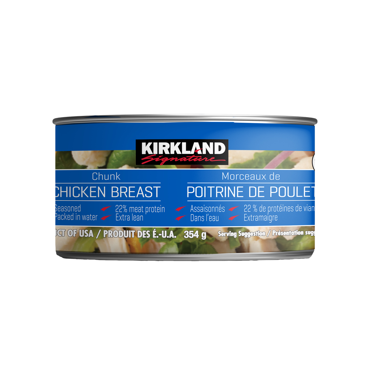 Poitrine de poulet assaisonnée en morceaux (354 g)