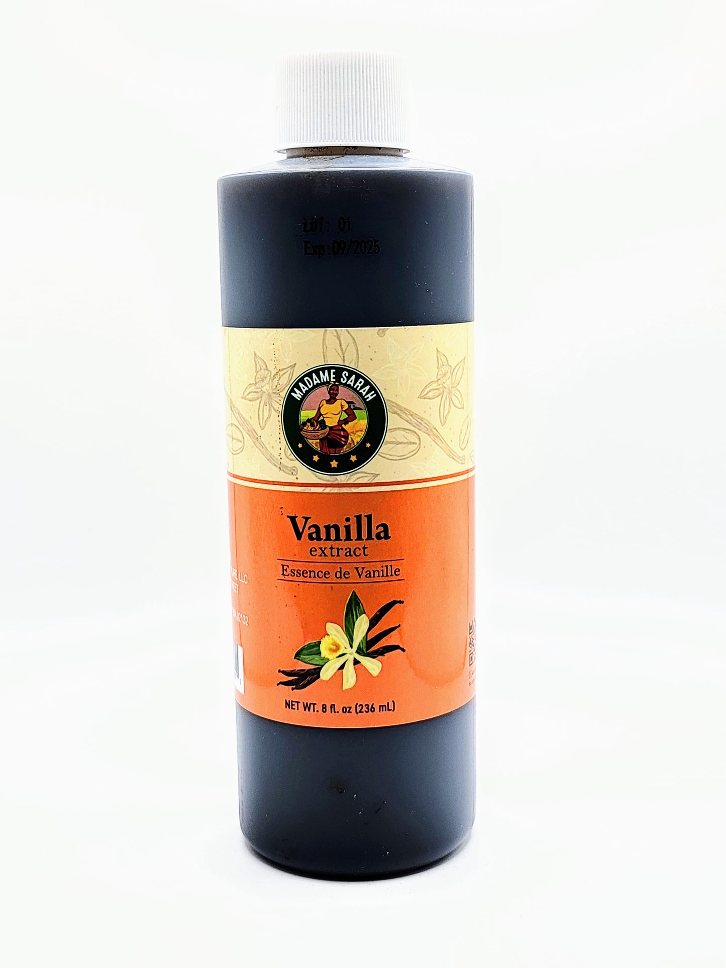 Extrait de Vanille Madame Sarah | Essence de Vanille (236mL)