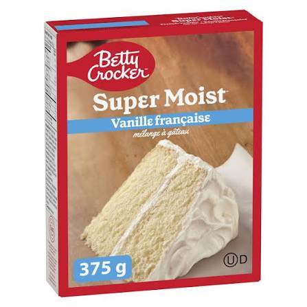 Betty Crocker Super Moist French Vanilla Cake Mix, 375 g