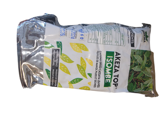 Akeza Top Isombe | Dry Ground Cassava Leaves 200g