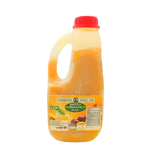 Afro Divine Fresh Frozen Passion Fruit Juice (Big)