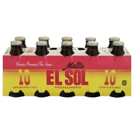 El Sol Malta Pasteurized (10Pck)