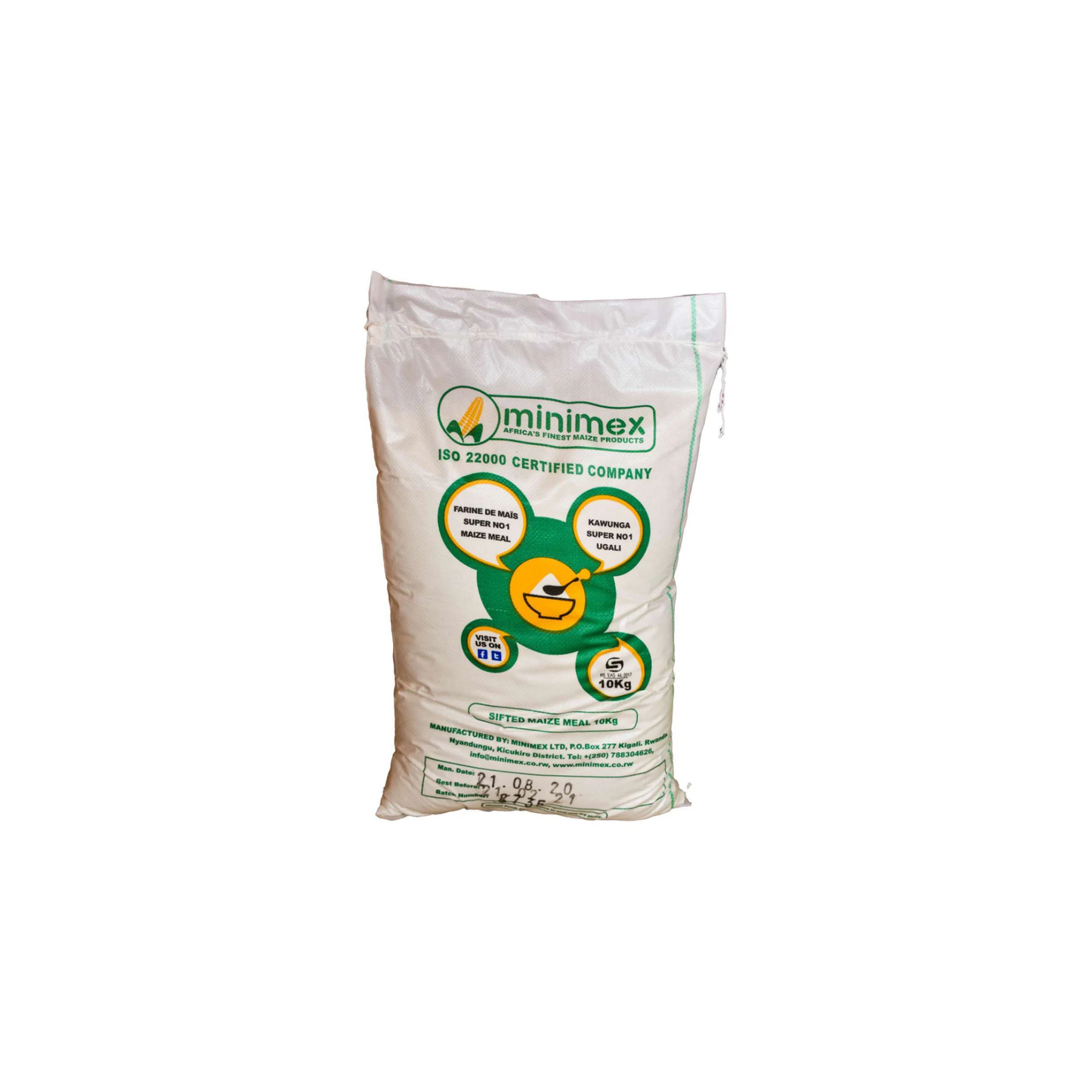 Minimex Maize Flour Meal 1kg Bags