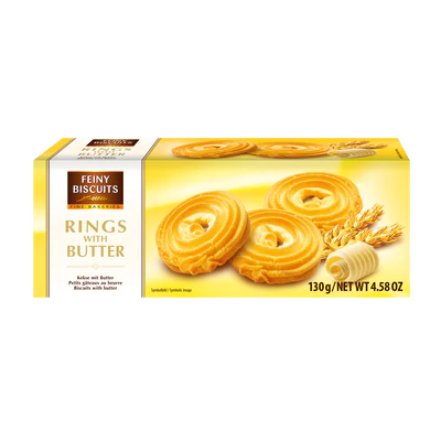 Feiny Biscuit Rings With Butter (130g)
