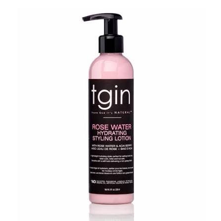 TGIN Rose Water Hydrating Styling Lotion (8 oz)