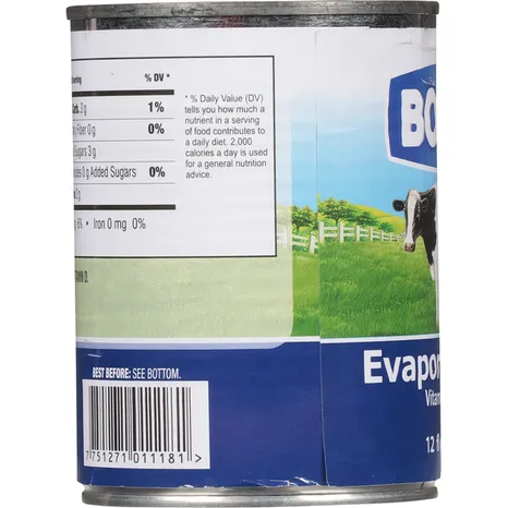 Bonlé Evaporated Milk Vitamin D added (355mL)