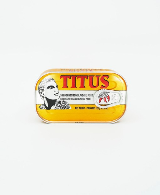 Titus Sardines In Soja Oil N Pepper