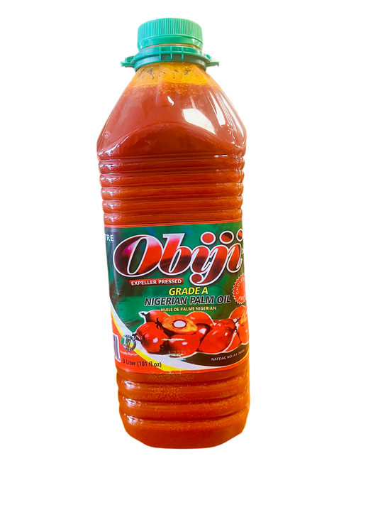 Obiji Grade A Nigerian Palm Oil (3L)