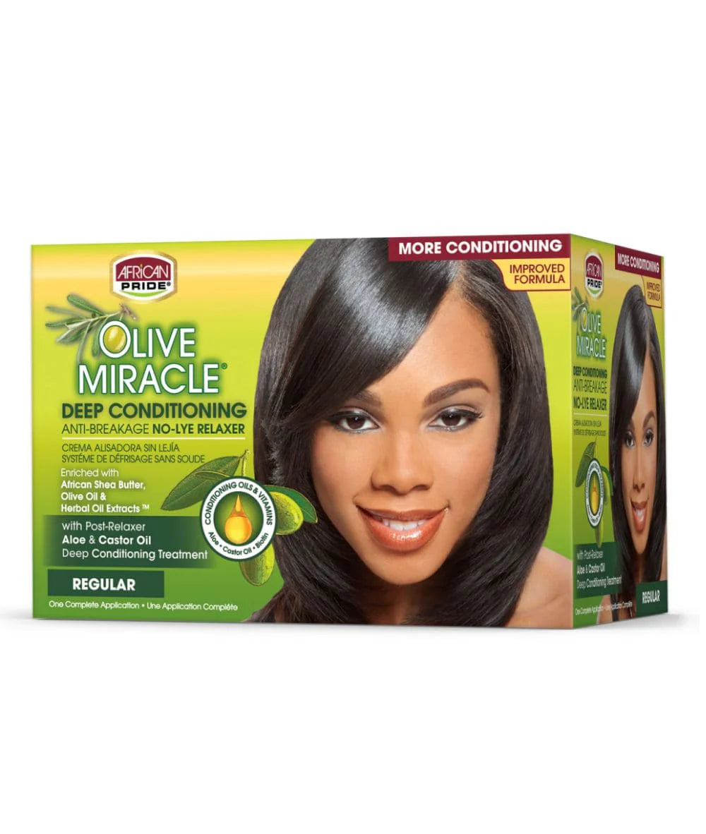 African Pride Olive Miracle No LyeRelaxer[1Touch/2App]Sup#71