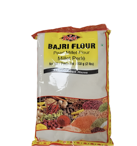 Bajri Flour Pearl Millet Flour Millet Perlé (2lbs)