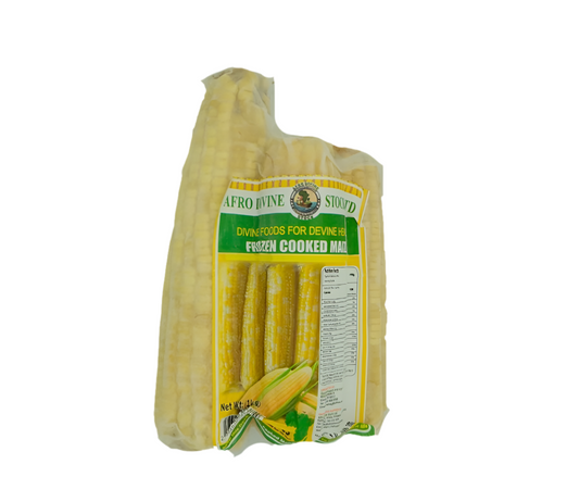 Afro Divine Frozen Cooked Maize 1kg