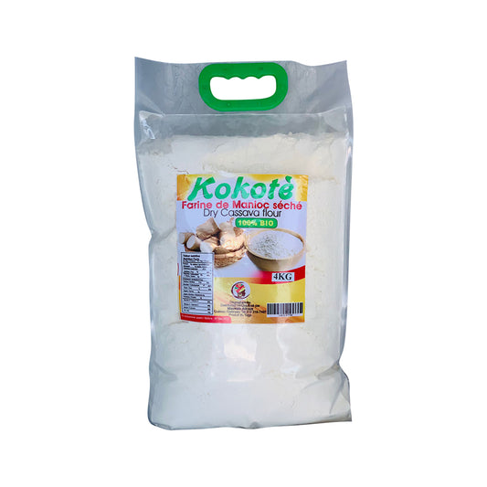 Farine de Manioc Séchée -Kokoté - Farine de Manioc Séché (4kg)