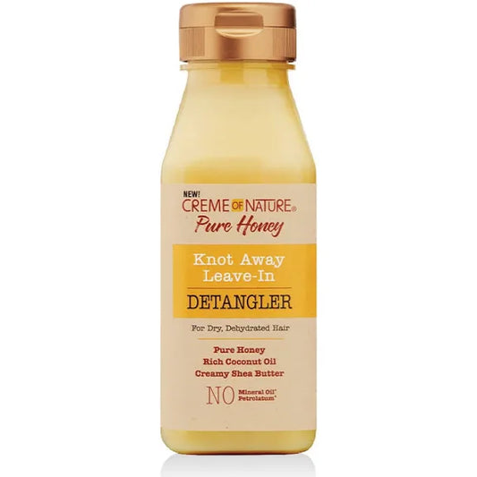 Creme Of Nature, Pure Honey, Knot Away Leave-In Detangler, 8 fl oz (236.5 ml)
