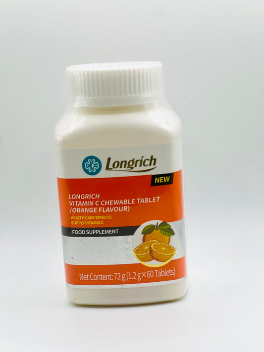 Longrich vitamine c chewable tablet ( orange flavour )