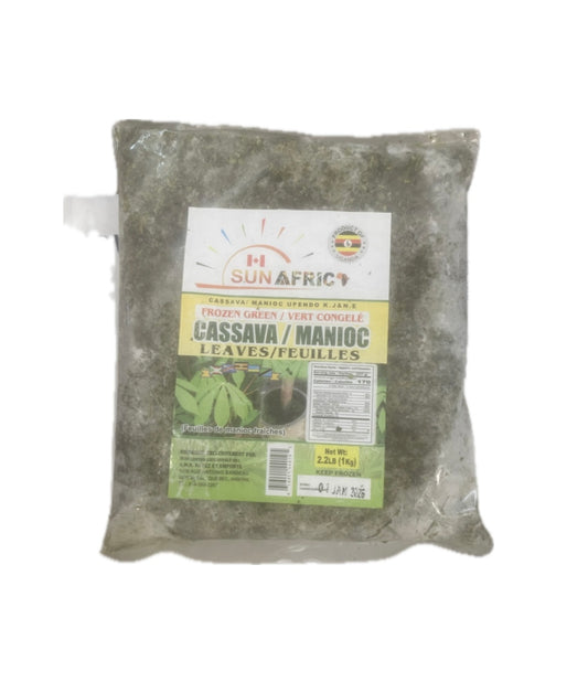Sun Africa Frozen Cassava Leaves