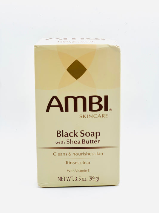 Ambi Black Soap with shea butter + Vitamin E (99g)