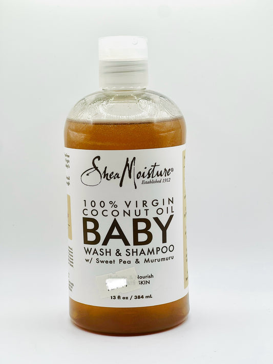 She’s moisture- Baby wash & shampoo w/sweet pea & murumuru