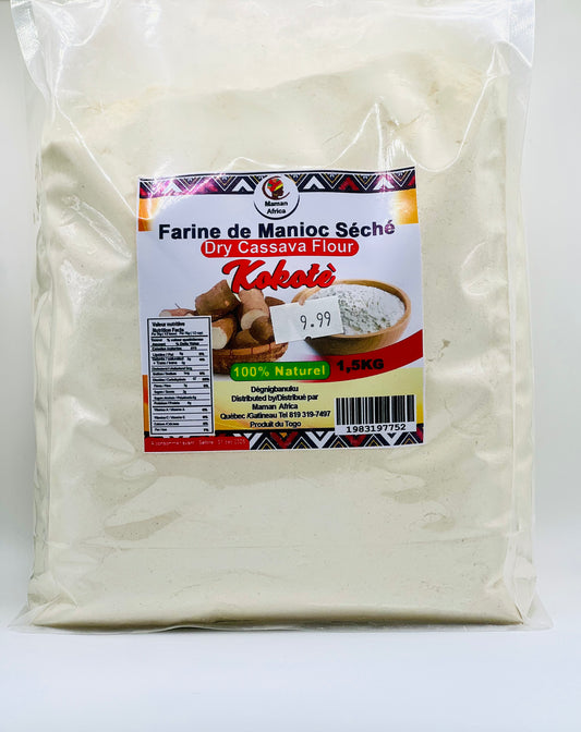 Maman Africa Farine de manioc sèche (1,5 kg)