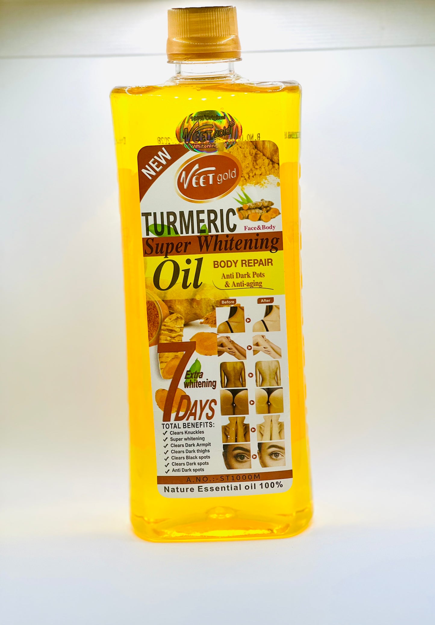 Veet gold-Tumeric super whitening oil