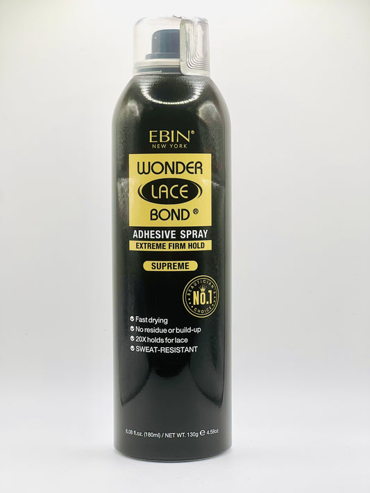 Spray adhésif EBIN Wonder Lace Bond à tenue extrême (130 g)