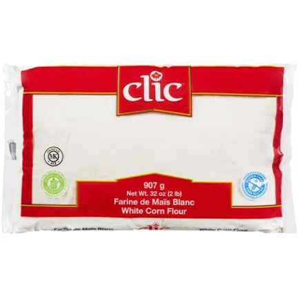 Farine de maïs blanche Clic (907g)
