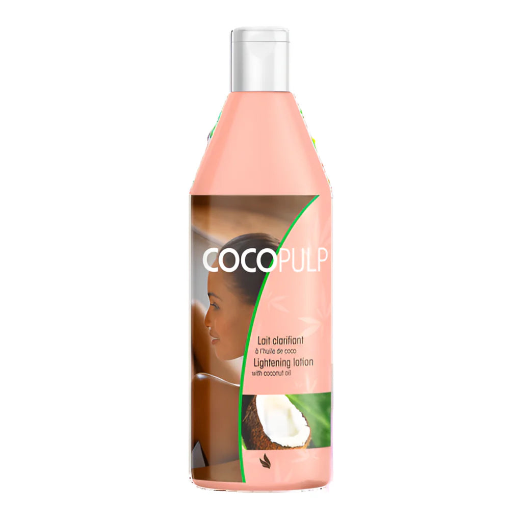 Lotion éclaircissante Cocopulp à l'huile de coco (500 ml)