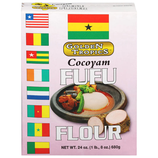 Farine de fufu de taro de Golden Tropics (680 g)