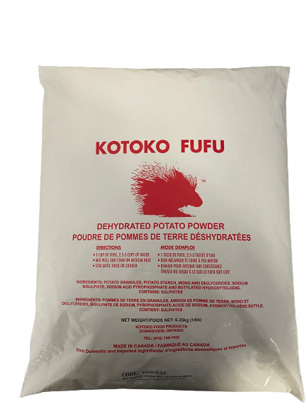 Kotoko Fufu Dehydrated Potato Powder (3.18kg)