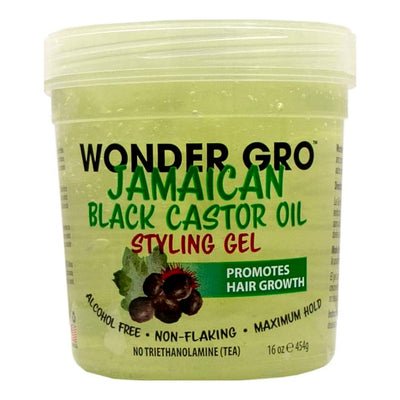Wonder Gro Black Jamaican Castor Oil Styling Gel 454g