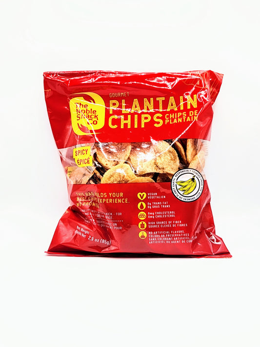 The Noble Snack Co Gourmet Plantain Chips spicy (85g)