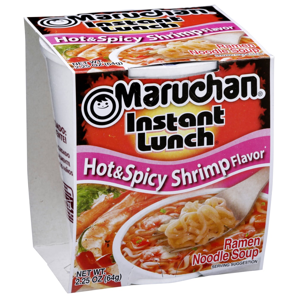 Maruchan® Instant Lunch Hot & Spicy Flavor with Shrimp Ramen Noodle Soup
64g